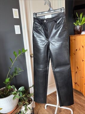 Wilfred Melina Faux Leather Straight-Leg Pants